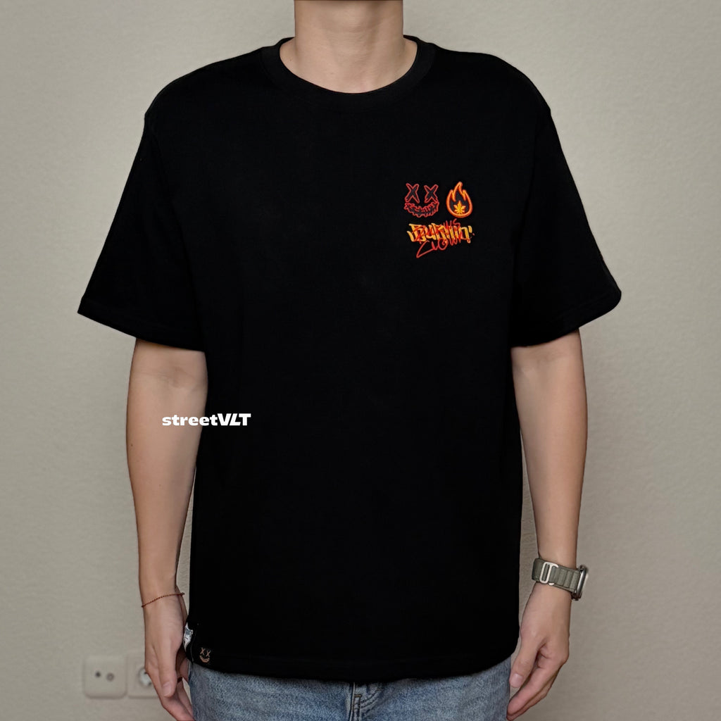 Ricky is Clown Thermal Heat Flow Deformation Embroidered Tee