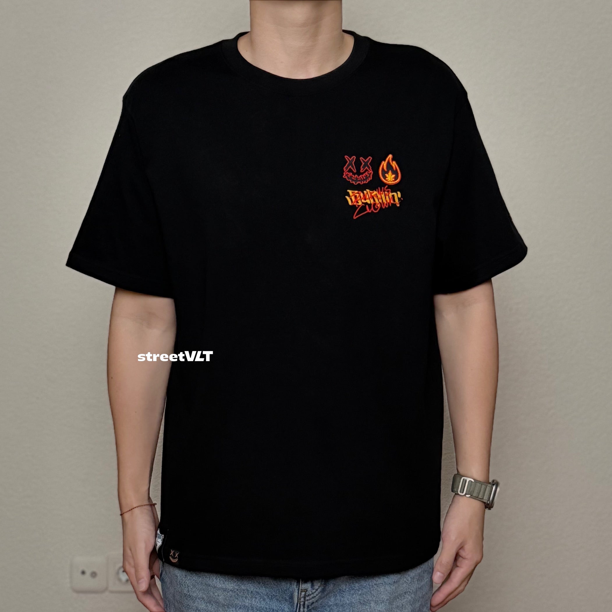 Ricky is Clown Thermal Heat Flow Deformation Embroidered Tee