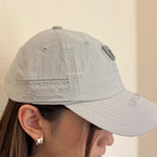 Life Work Korea Metal Washer Embroidered Light Grey Cap