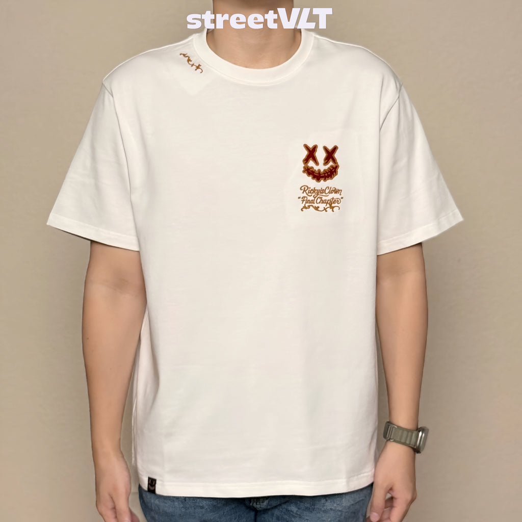 Ricky is Clown New Year Golden Thorns Embroidered Tee