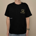 Ricky is Clown Black and Gold Mesh Tee
