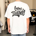 ADLV Exclusive Graffiti Font Logo Short Sleeve T-Shirt Acme De La Vie