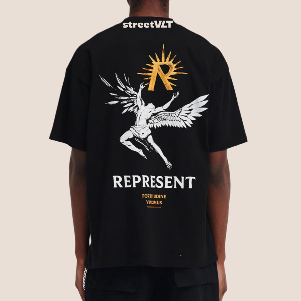 Represent UK Icarus Jet Black Tee