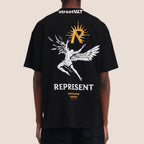 Represent UK Icarus Jet Black Tee