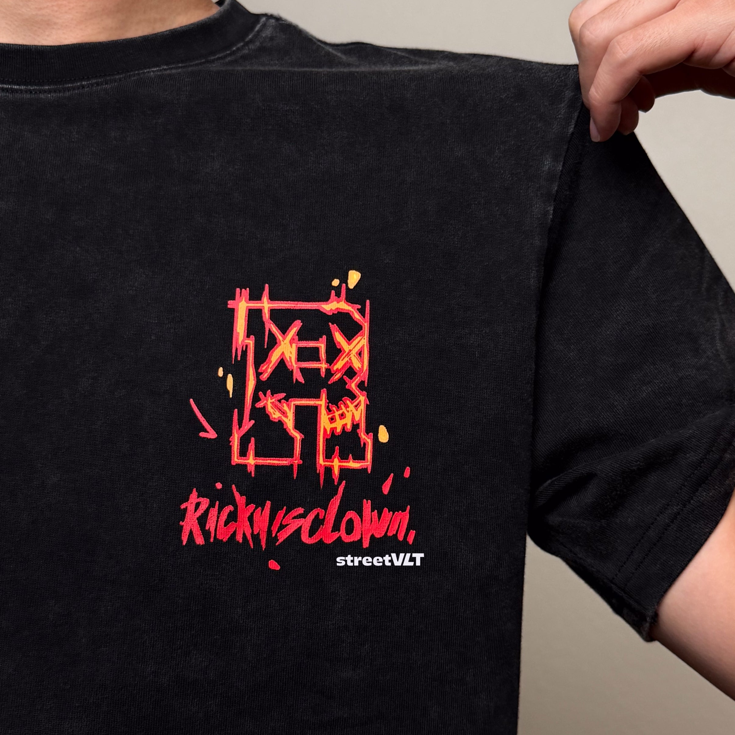 Ricky is Clown Soul of Fire Washed Tee