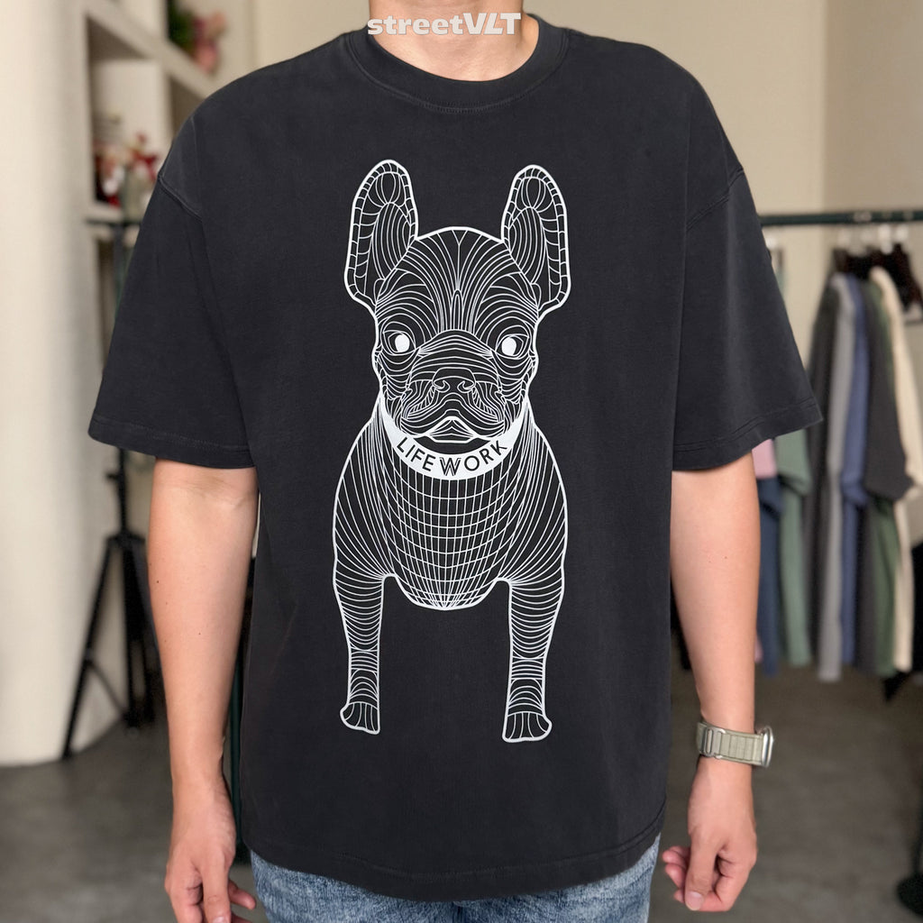 Life Work Korea Washed Big Radog Tee