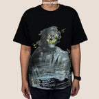 Ricky Is Clown Einstein Statue Emperor Black Tee