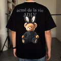ADLV Rabbit Bear Doll Logo Short Sleeve T-Shirt  Acme De La Vie