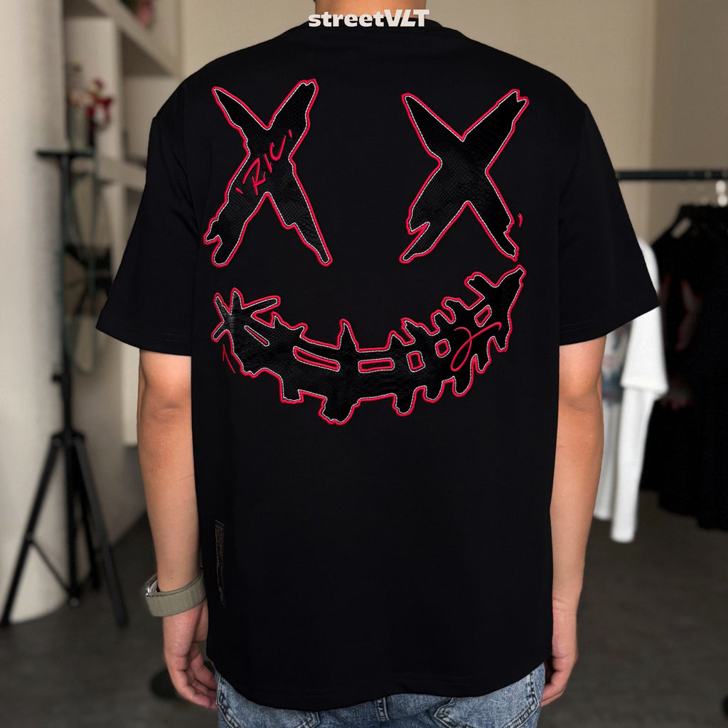 RIC Ricky is Clown Mamba Colors Leather Embroidered Tee Original