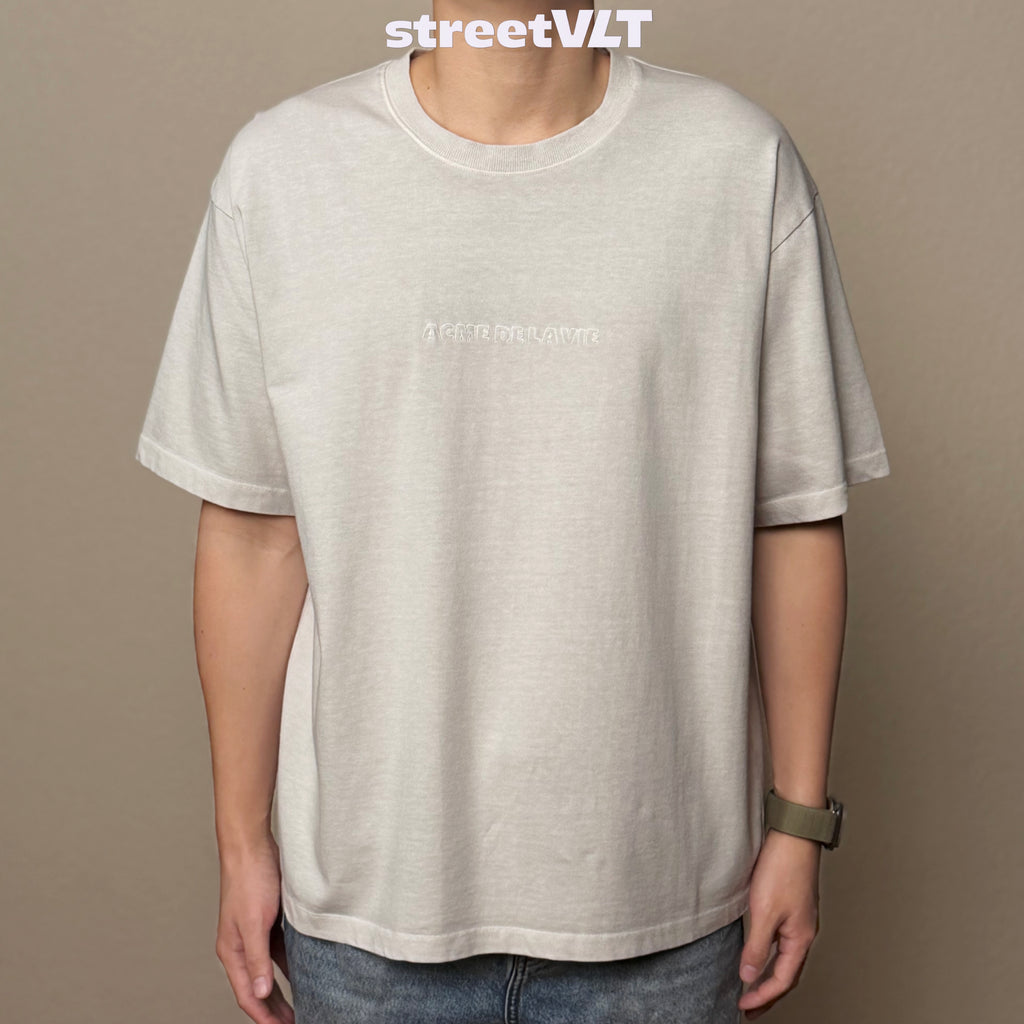 ADLV Simple Logo Pigment Short Sleeve T-Shirt