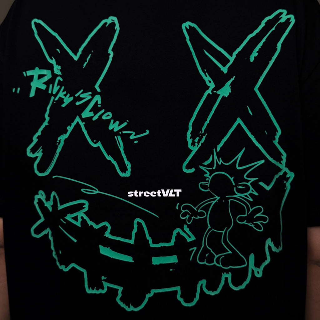 Ricky is Clown Discovered Glow in the Dark Tee