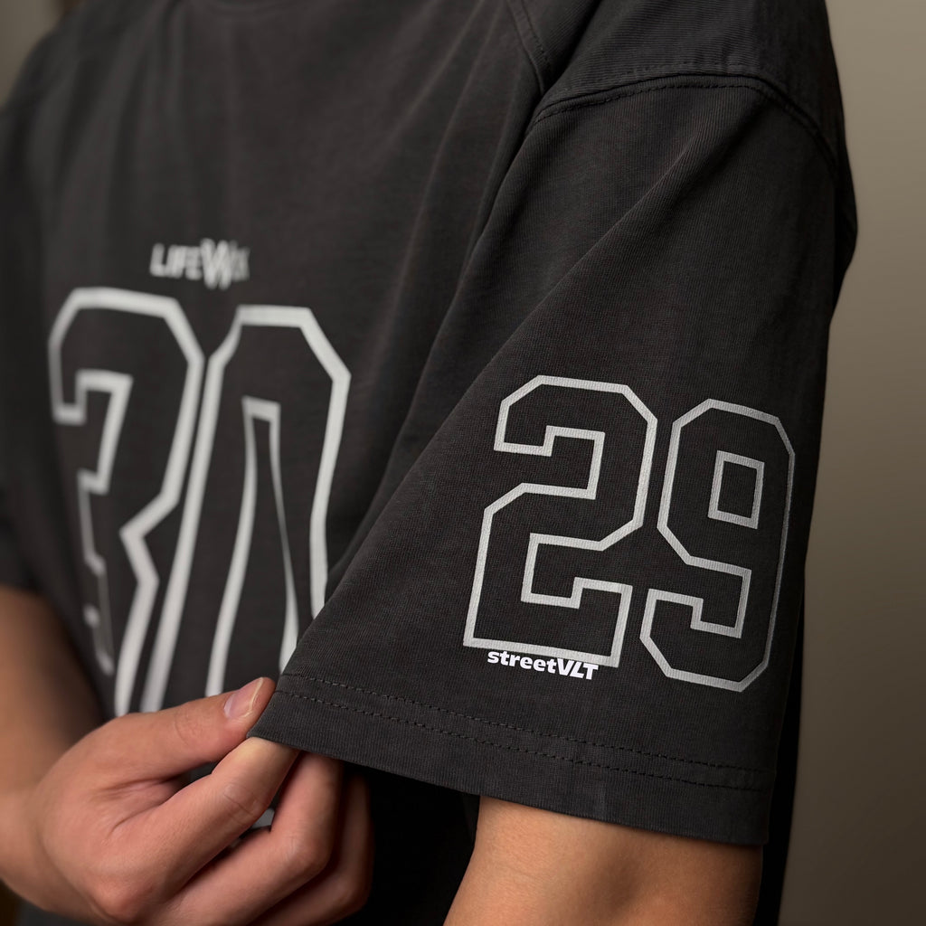 Life Work Korea Pigment Dyed Numbering Tee Lifework Original