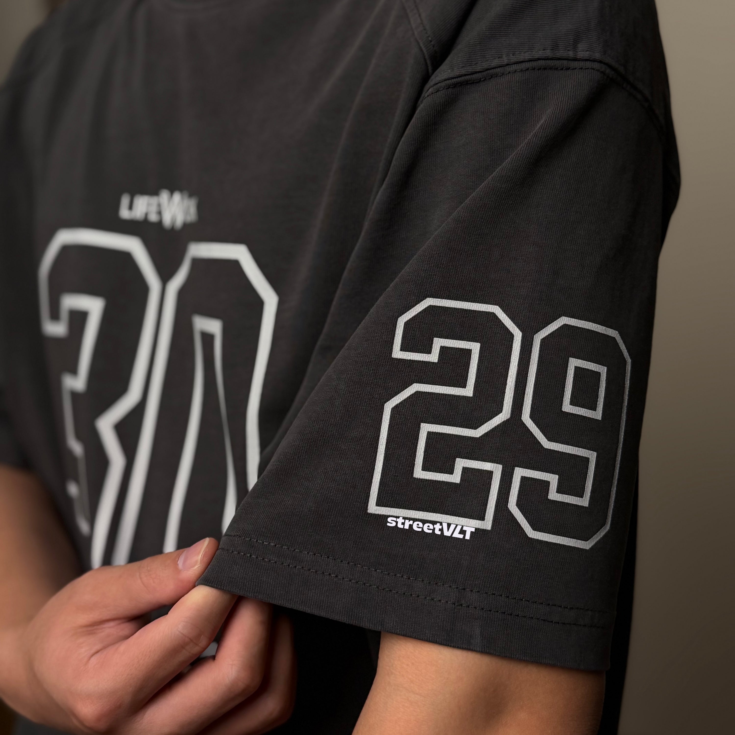 Life Work Korea Pigment Dyed Numbering Tee Lifework Original
