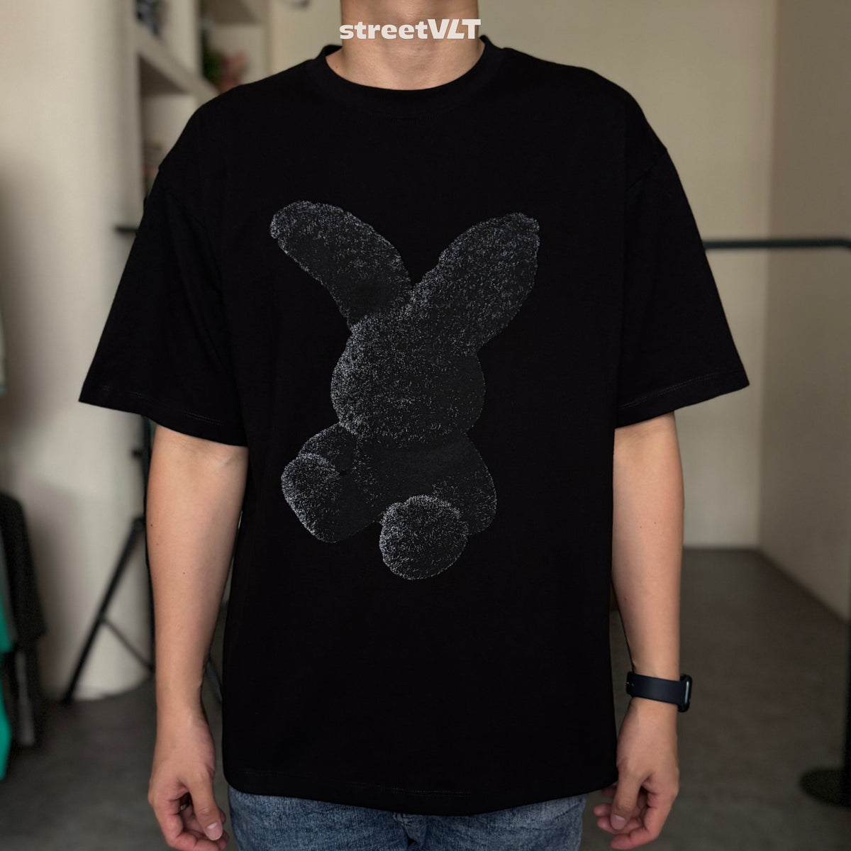 ADLV Fuzzy Rabbit Short Sleeve T-Shirt Acme De La Vie