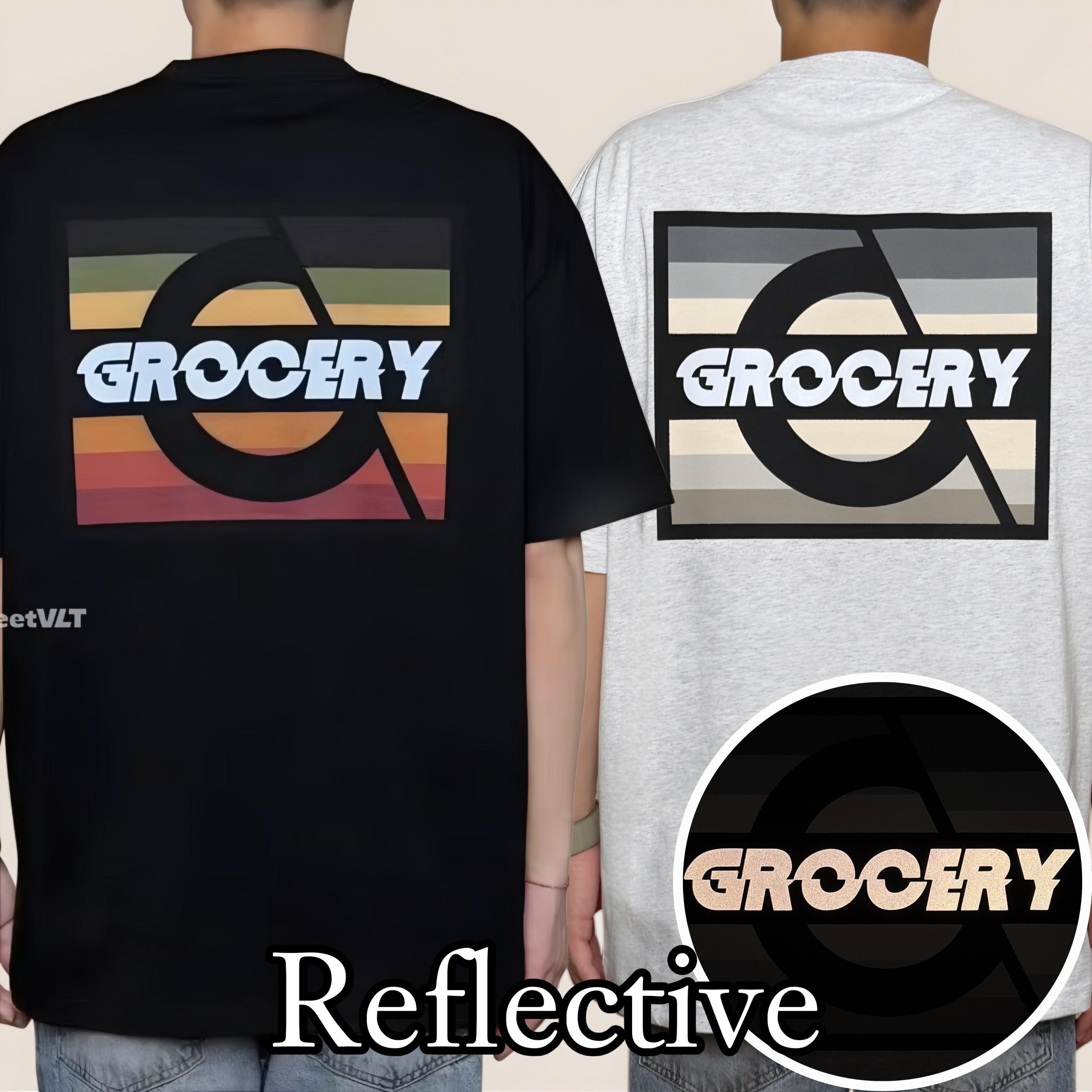 Gro Grocery 3M G-Logo Reflective Tee