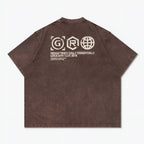 Gro Grocery Daily Essentials Washed Graphic Boxy Tee