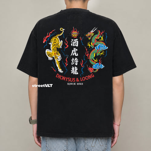 Gro Grocery X Dionysus & Loong Washed Graphic Boxy Tee