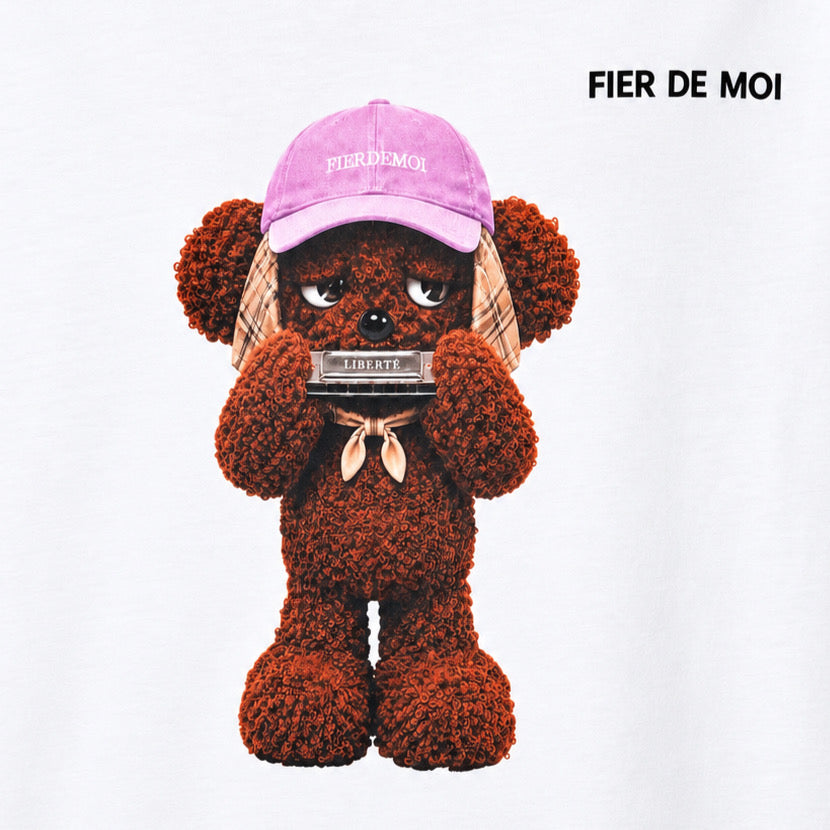 Fier De Moi Harmonica Bear Tee