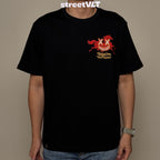 Ricky is Clown Papercut Horse Applique Embroidery Tee