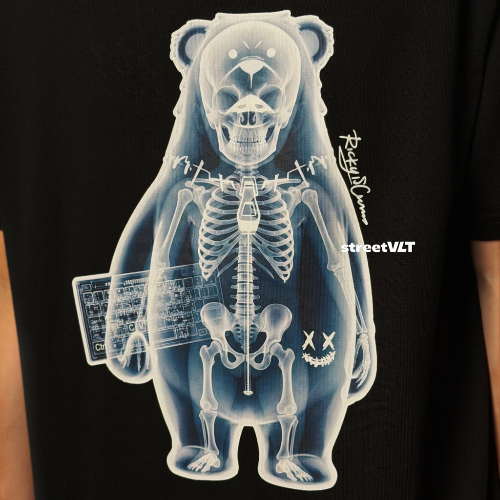 Ricky is Clown Light and Shadow Bear X-Ray Tee