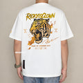 RIC Ricky is Clown Golden Tiger Roar Embroidered Tee