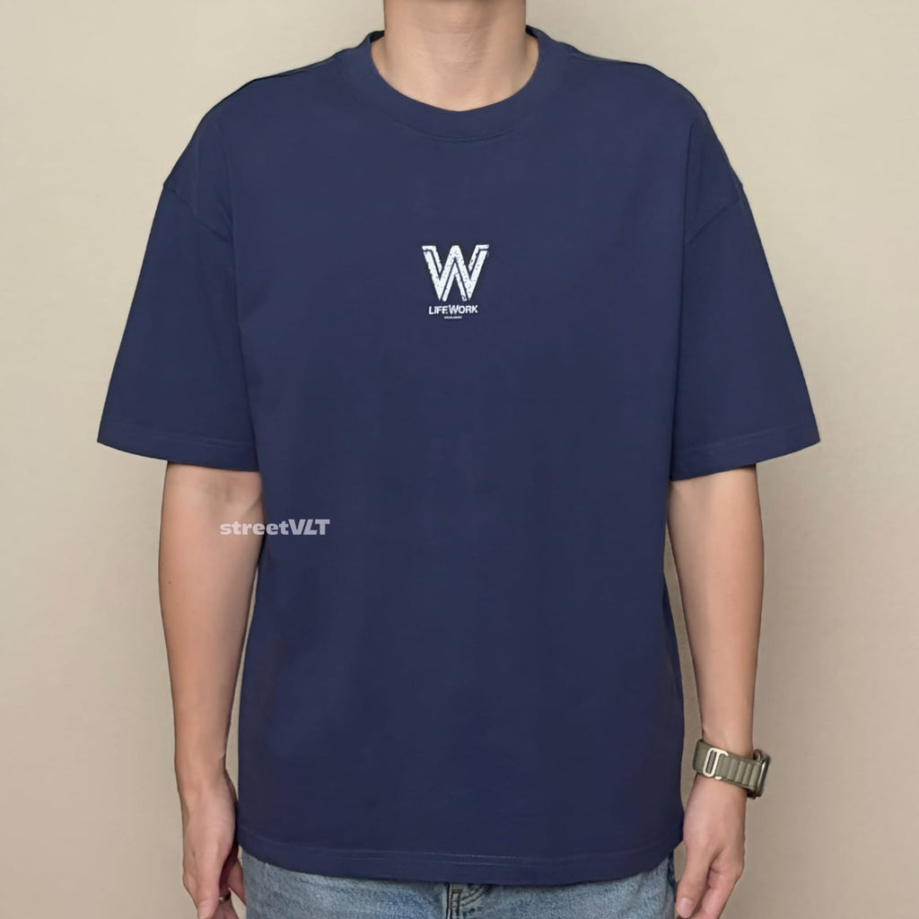 Life Work Korea Vintage Washed W Logo Tee 2