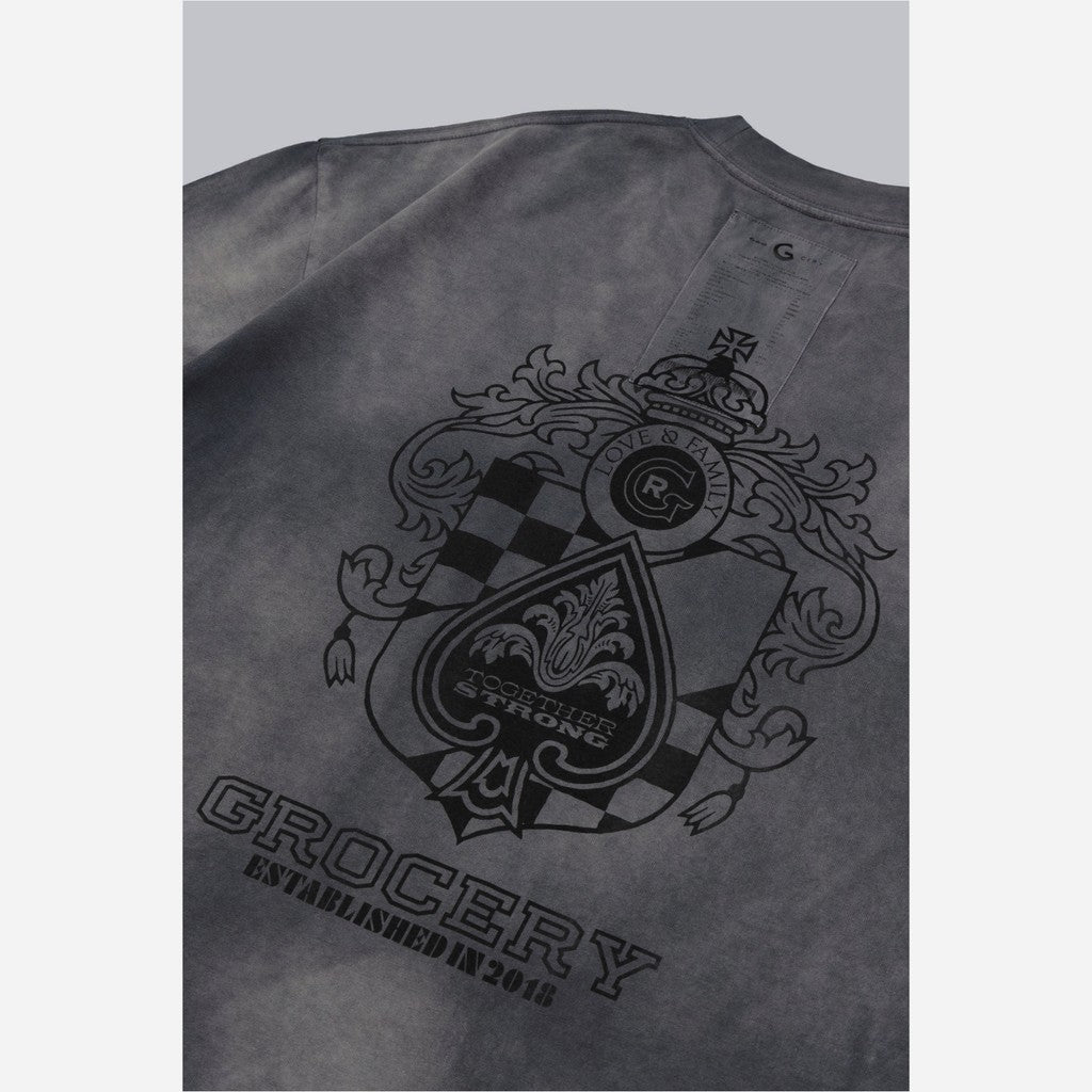 Gro Grocery x Katol Grocommunity Emblem Dirty Washed Invoice Tee