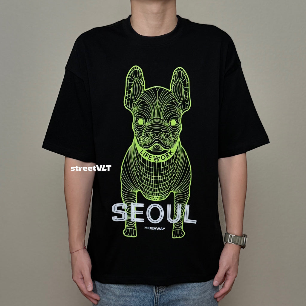 Life Work Korea Seoul Big Radog Tee