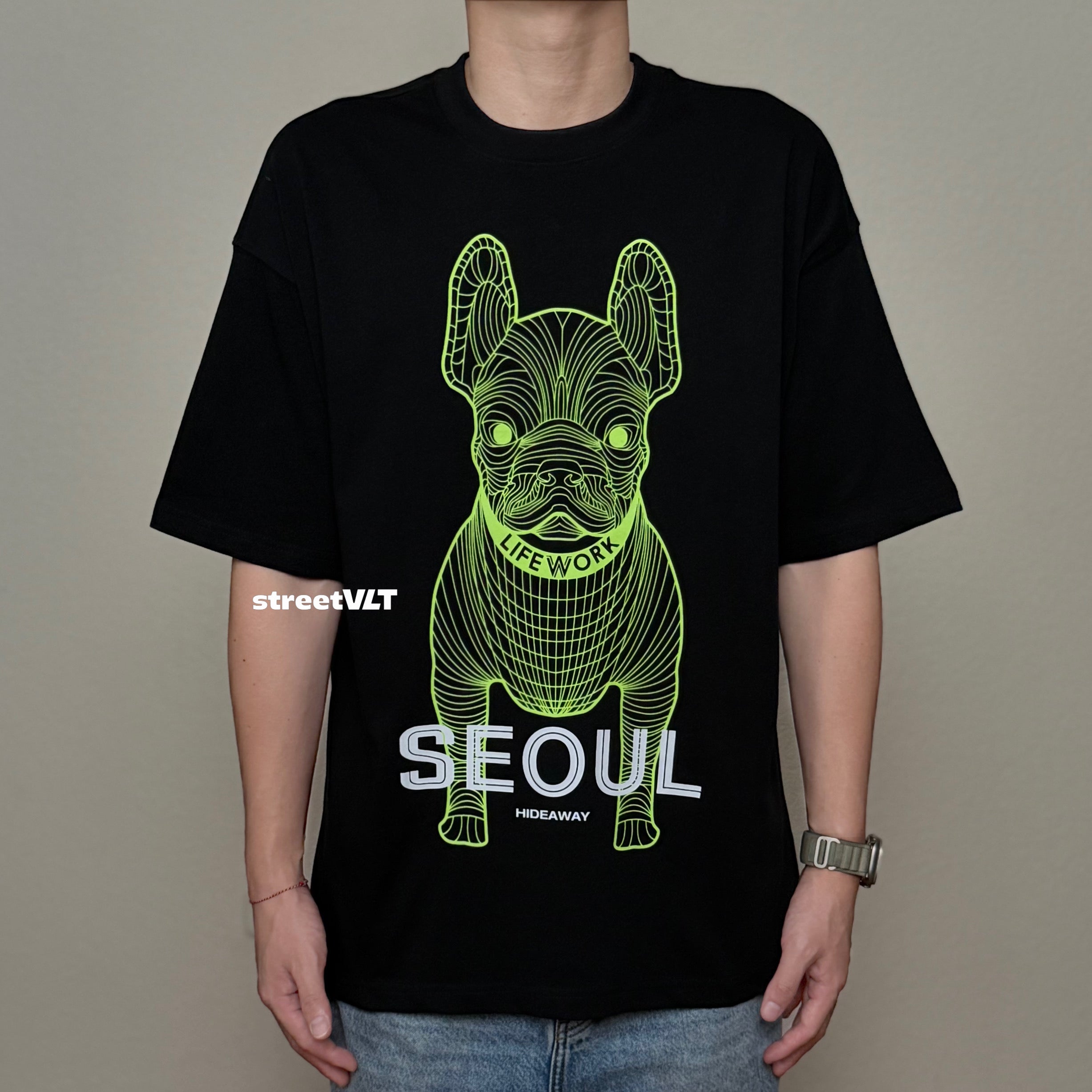 Life Work Korea Seoul Big Radog Tee