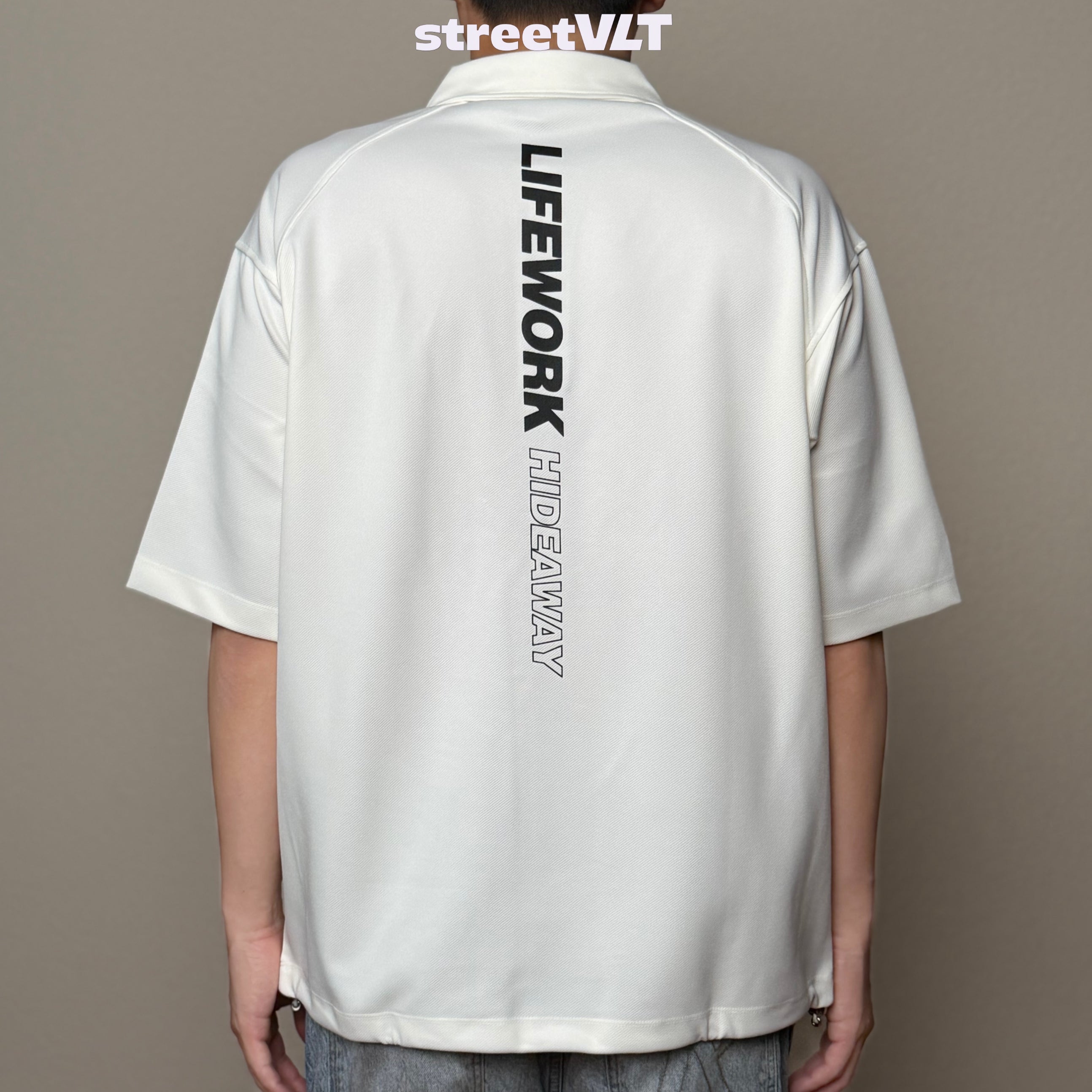Life Work Korea One Button Polo Tee