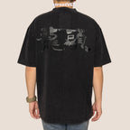Gro Grocery x Roaring Century Washed  Graphic Invoice Tee