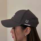 Ricky is Clown Arch Bridge Retro Embroidery Baseball Dark Brown Cap