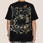 Calmmind Monster Burning Dollar Tee
