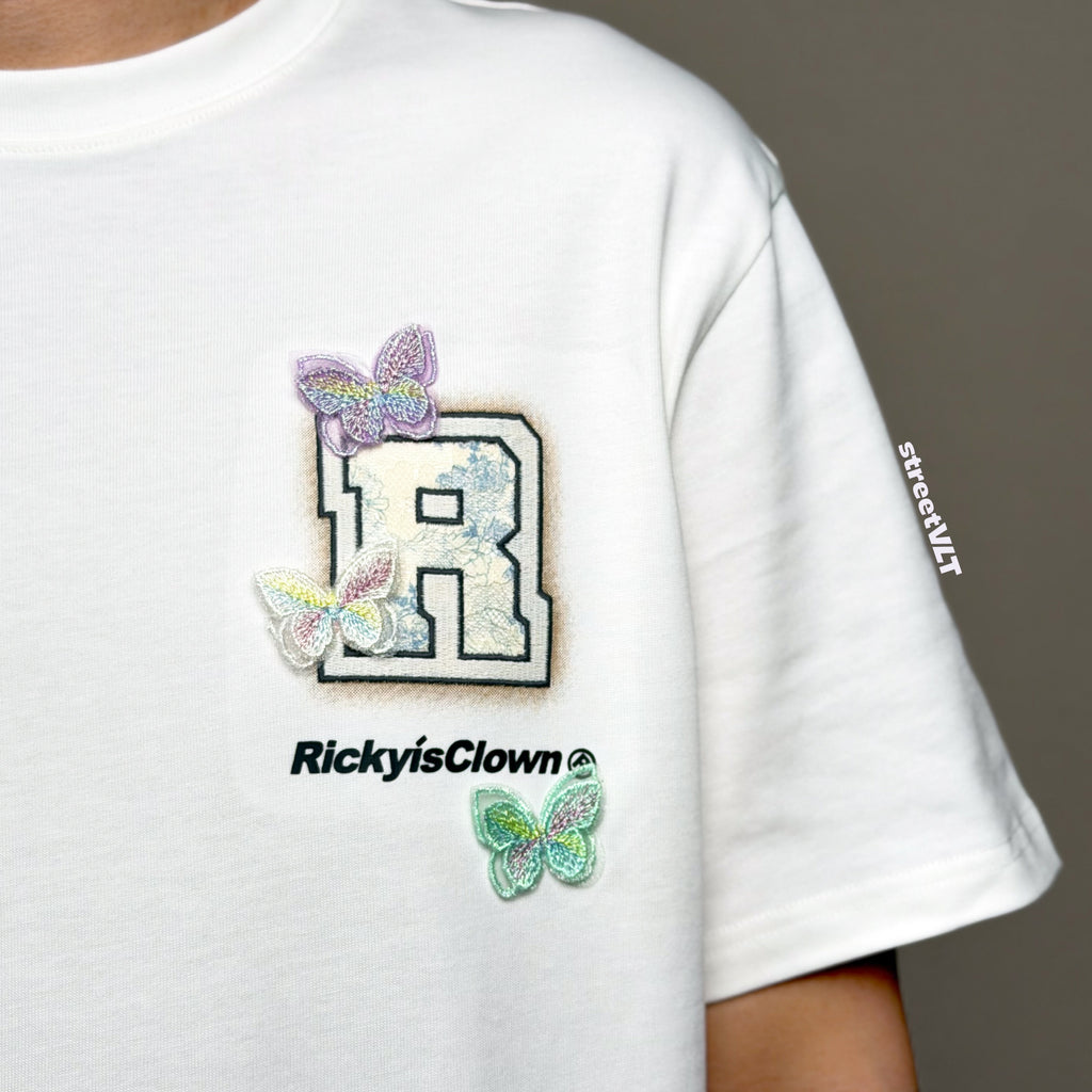 Ricky is Clown Colorful Butterfly Silk Language Tee