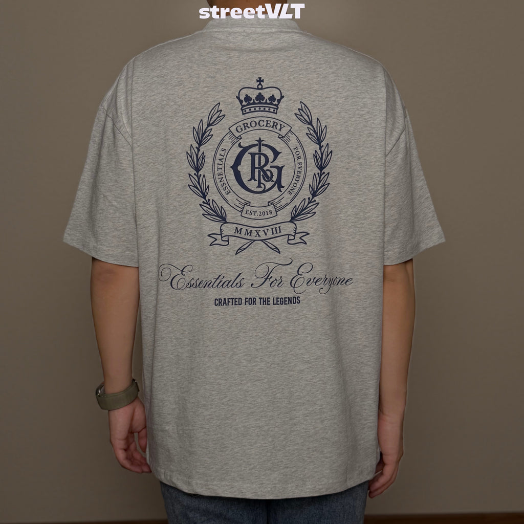 Gro Grocery College Emblem Graphic Tee