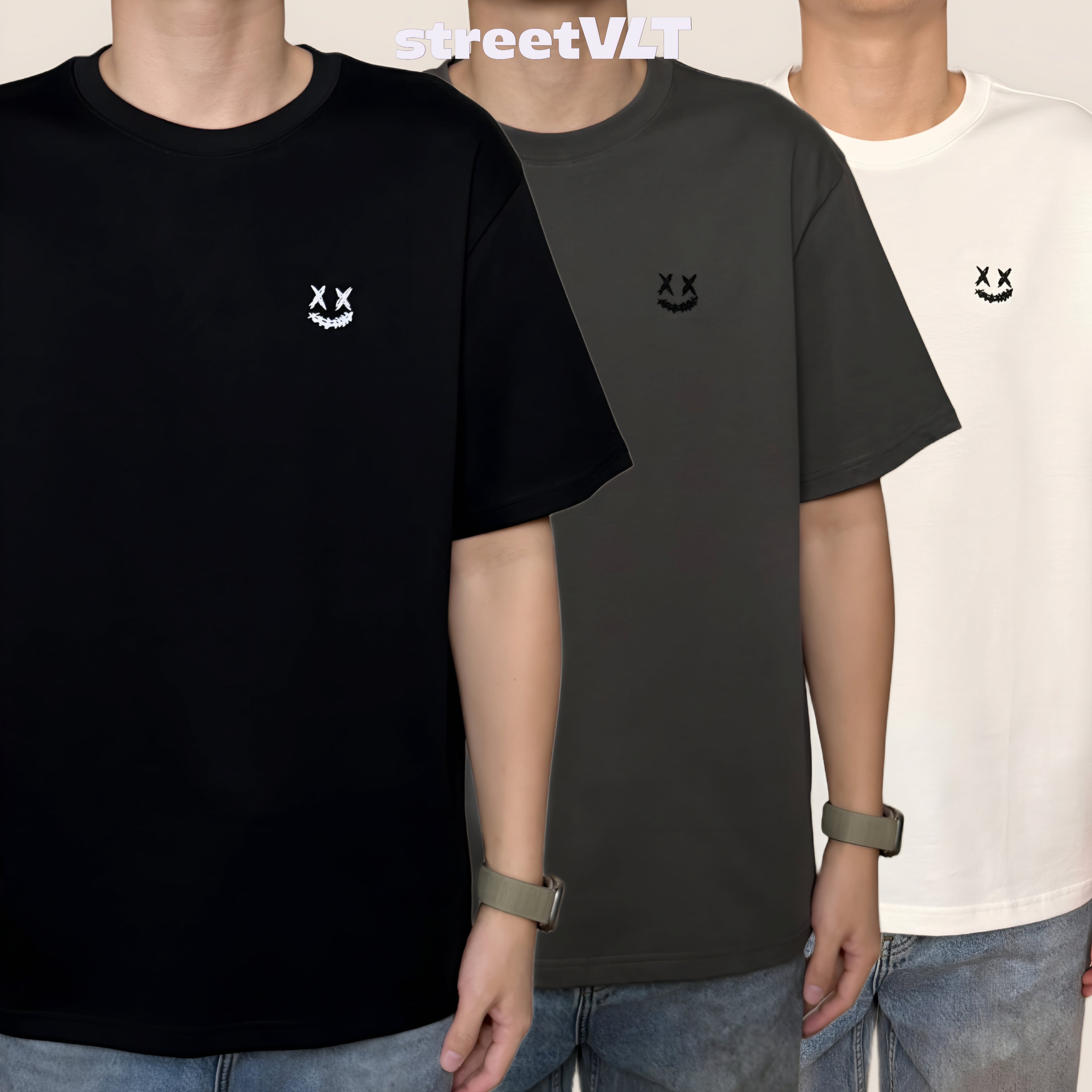 Ricky is Clown Basic Rip Logo Embroidered Tee