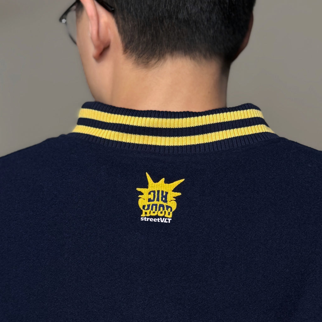 Ricky is Clown Pineapple Head Towel Baseball Varsity Jacket
