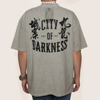 Gro Grocery x City of Darkness Washed Graphic Invoice Tee