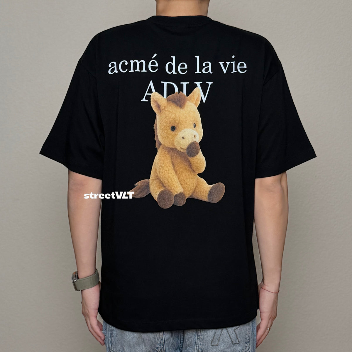 ADLV Horse Basic Logo Short Sleeve T-Shirt Acme De La Vie