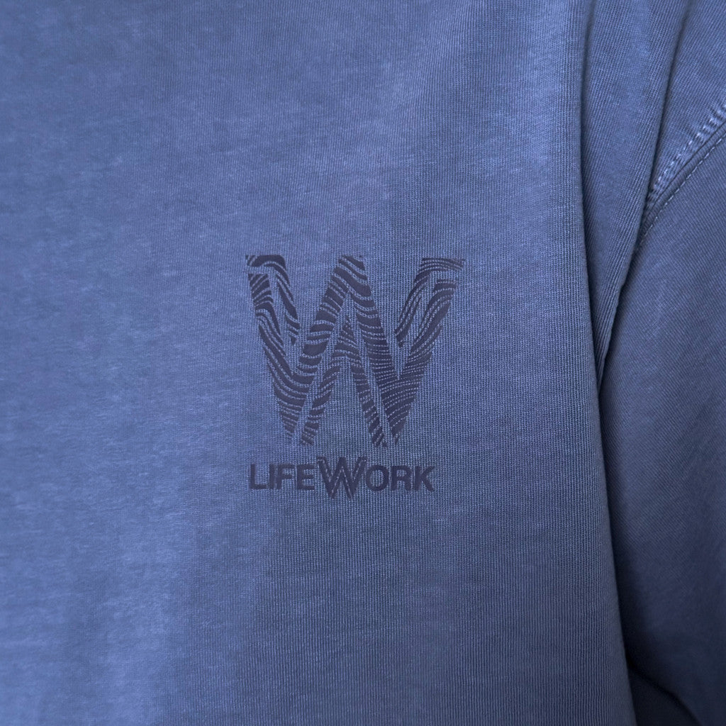 LIFE WORK Korea Fade W Logo Tee Lifework Original