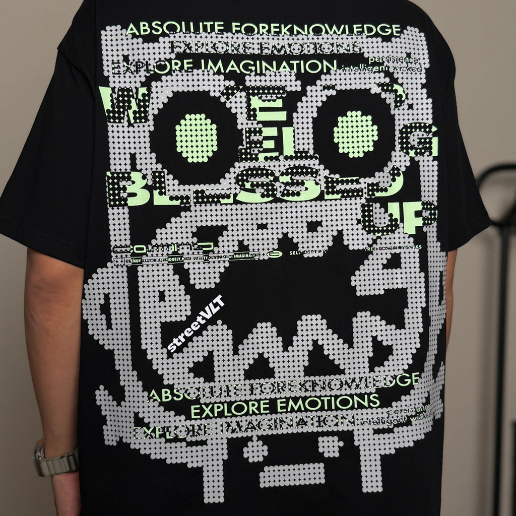 Calmmind Abstract Polkadot Beast Graphic Tee