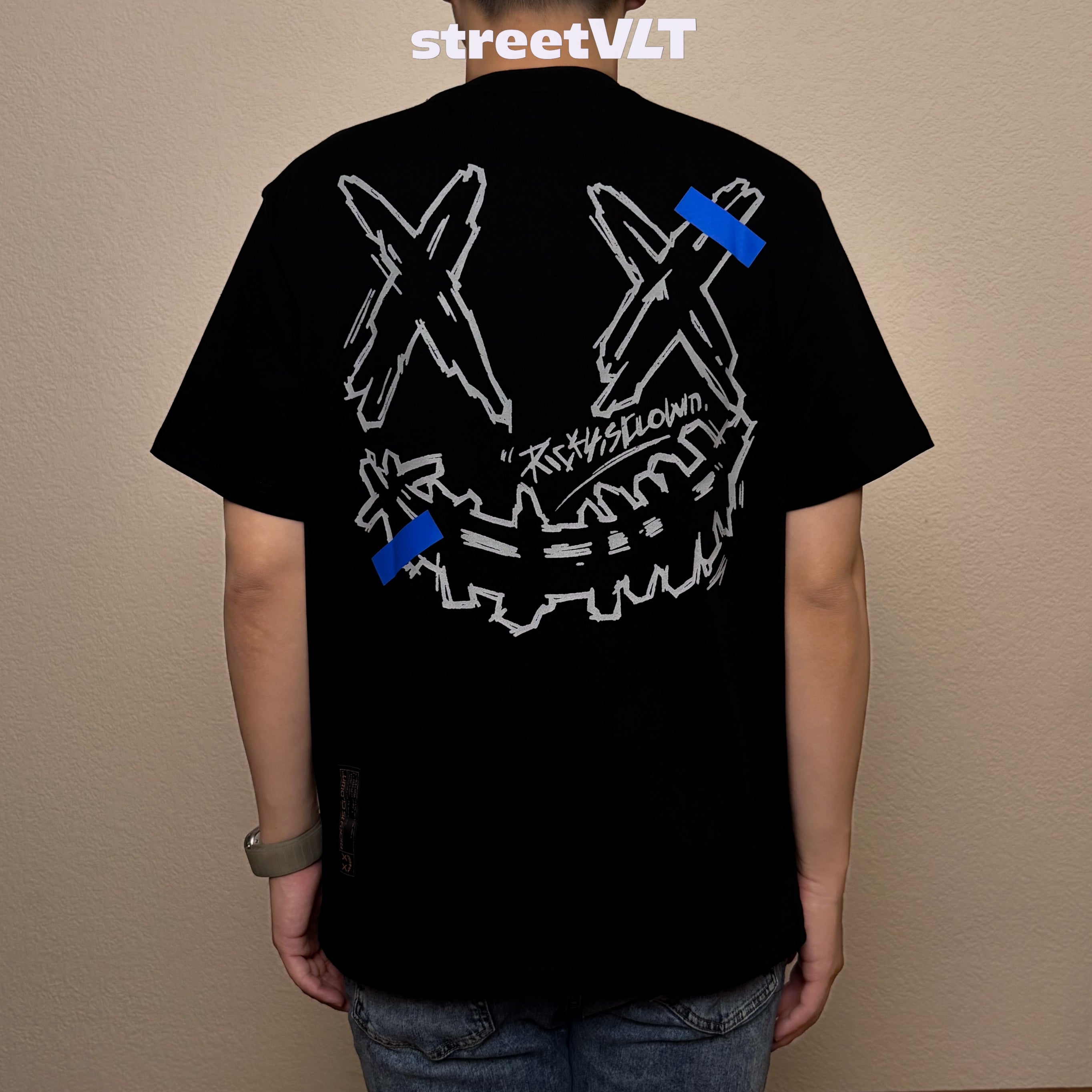 Ricky is Clown Photo Sticker Reflective Tee