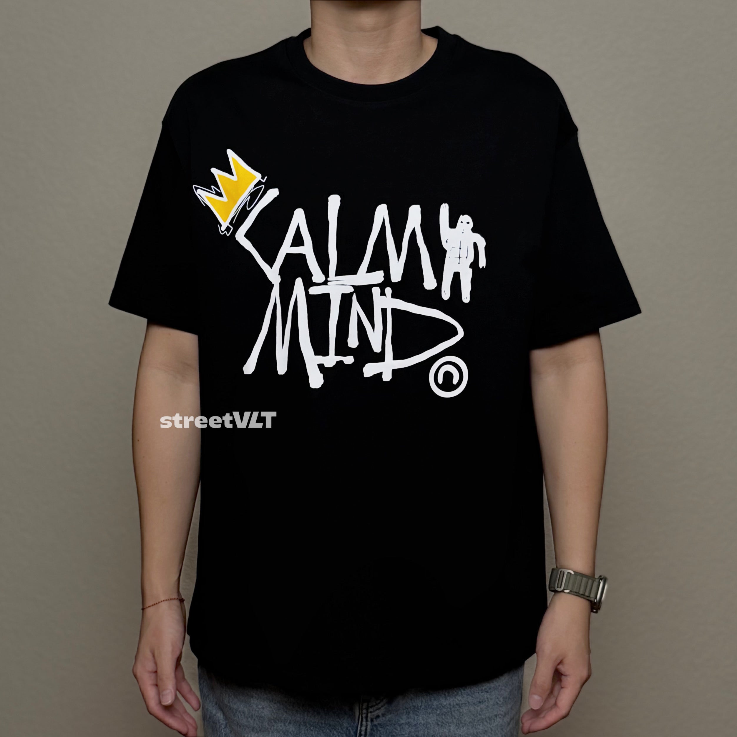 Calmmind Crown Graffiti Sketch Monster Tee Calm Mind Original