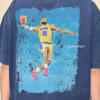 Gro Grocery The King Lebron by Adam Lister Washed Tee