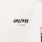 Gro Grocery Chinese Calligraphy Invoice White Tee