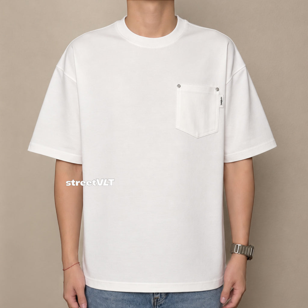 Life Work Korea Rivet Pocket Tee