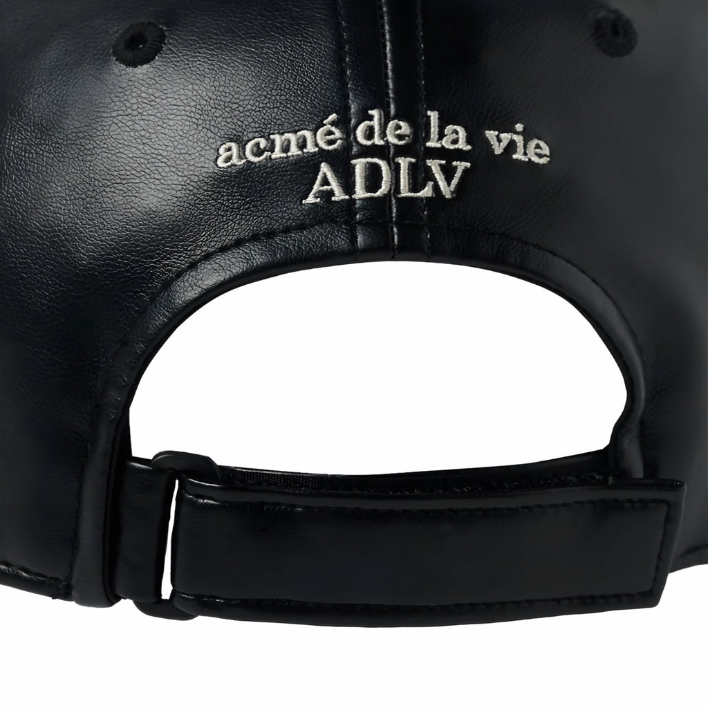 ADLV Line AC Bear Vegan Leather Ball Cap Acme De La Vie