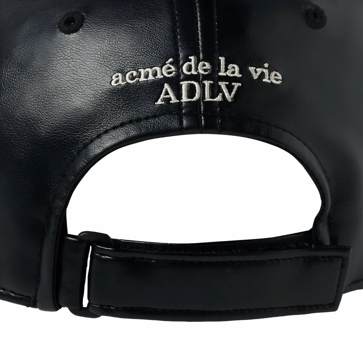ADLV Line AC Bear Vegan Leather Ball Cap Acme De La Vie