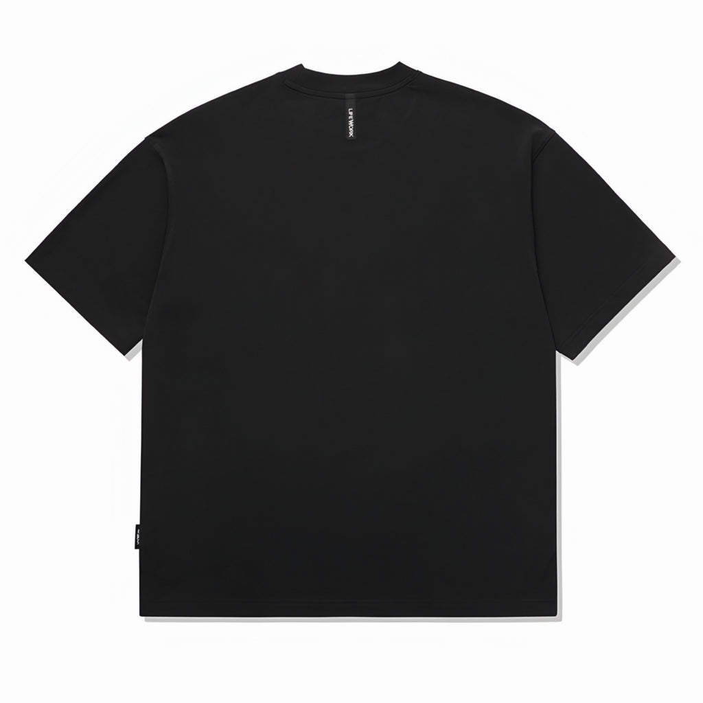 Life Work Korea Minimal Lettering Logo Tee