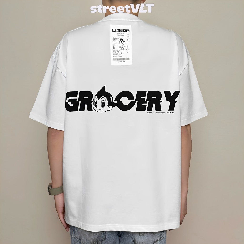 Gro Grocery X Toy Qube Astro Boy Invoice Tee